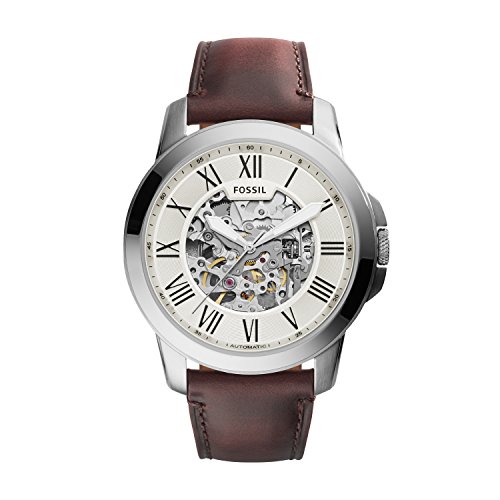 Fossil Reloj Analogico para Hombre de Automático con Correa en Piel ME3099