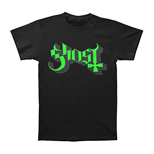 Ghost Green/Grey Keyline Logo Camiseta, Schwarz/Schwarz, Large para Hombre