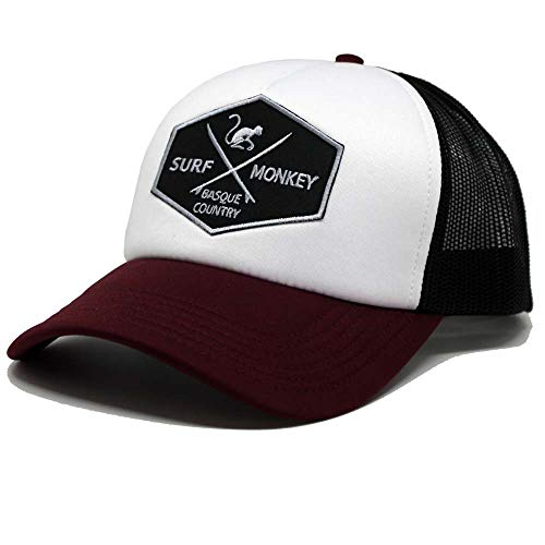 Gorras Surf Monkey  visera plana con ajuste snapback para Hombre / Mujer,  Talla Ãºnica