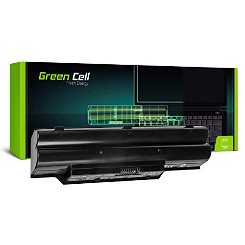 Green Cell Batería para Fujitsu LifeBook A512 A530 A531 AH42/E AH502 AH530 AH530/3A AH531 AHK530 LH52/C LH520 LH520/C LH530 LH701 LH701A PH50 PH50/C Portátil (4400mAh 10.8V Negro)