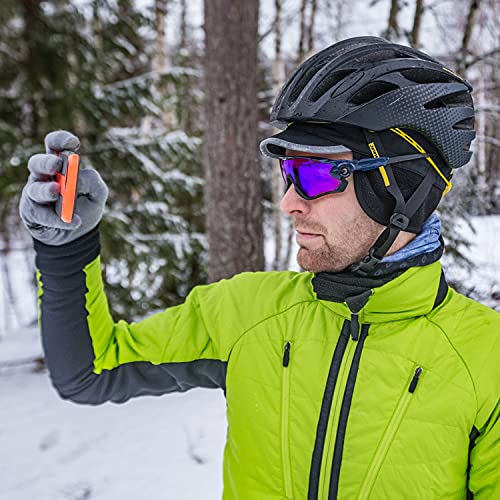 GripGrab Guantes de Ciclismo Invierno de Lana Merino Guantes Largos Bicicleta Térmicos de Punto Táctiles Sotoguantes