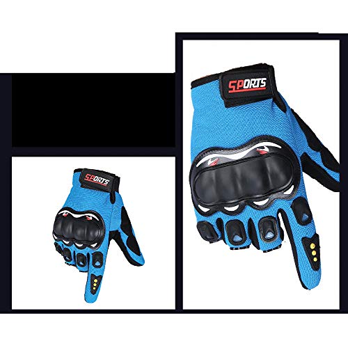 Guantes de carreras, dedos completos, fibra de carbono para nudillos duros Pro-Biker Bicicletas Motocicletas Motocicleta Guantes al aire libre