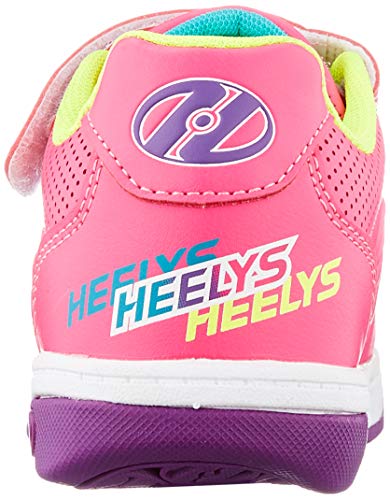 Heelys Swerve X2, Zapatos con Ruedas Niñas, Hot Pink/Multi, 29/30 EU