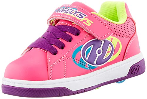 Heelys Swerve X2, Zapatos con Ruedas Niñas, Hot Pink/Multi, 29/30 EU