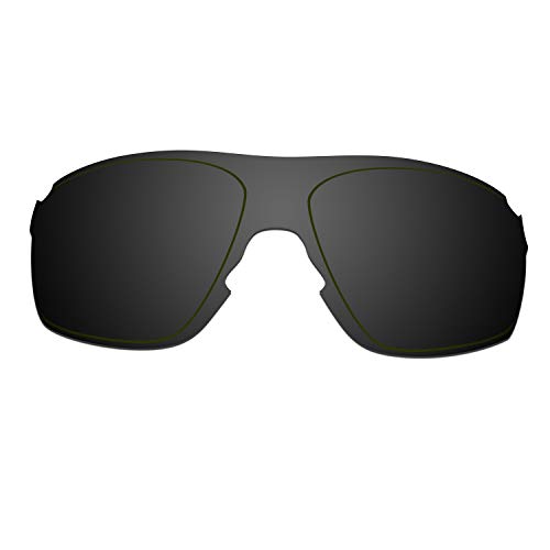 HKUCO Lentes de repuesto para Oakley EVZero Pitch Gafas de sol Negro Polarizado