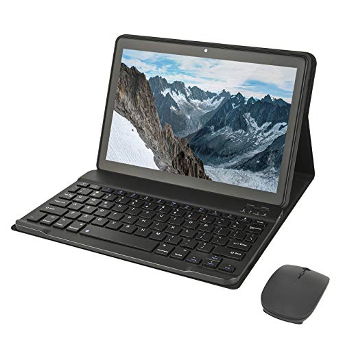 HOTREALS， Tableta Android de 10.1 Pulgadas, Tableta de Cuatro núcleos, 9 componentes con Sistema operativo Android, 4 GB de RAM, 64 GB de ROM, 3G WiFi, Tipo C, batería de 8000 mAh .(Gris)