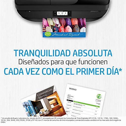 HP 301XL CH564EE, Tricolor, Cartucho de Tinta de Alta Capacidad Original, Compatible con impresoras de inyección de tinta HP DeskJet 1050 ,2540, 3050; OfficeJet 2620, 4630; ENVY 4500, 5530