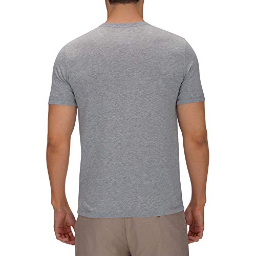 Hurley M Dri-fit O&o Small Box S/S tee Camiseta, Hombre, dk Grey Heather/(Team Red), S