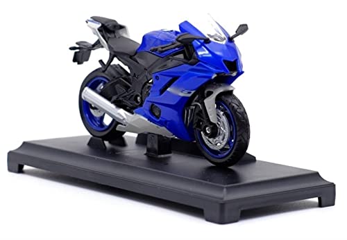 HZGLY 1/18 Modelo De Motocicleta Fundida A Presión Juguete Absorbente Shork Viable para Yamaha YZF-R6 2020 para Colección De Juguetes De Regalos para Niños