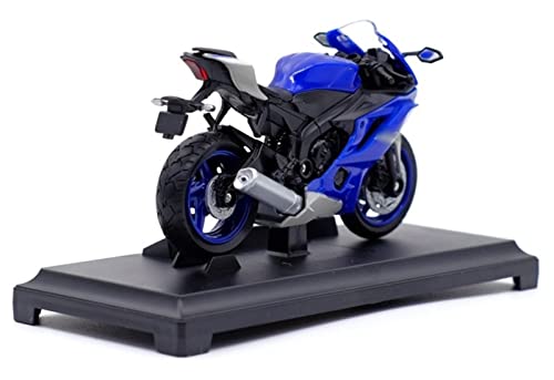 HZGLY 1/18 Modelo De Motocicleta Fundida A Presión Juguete Absorbente Shork Viable para Yamaha YZF-R6 2020 para Colección De Juguetes De Regalos para Niños