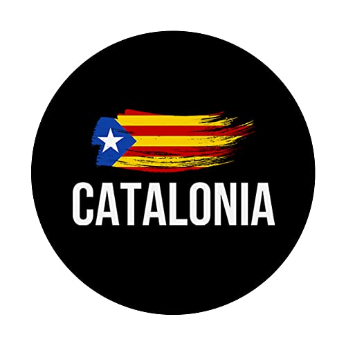 I Love Catalonia Flag Novelty Graphic Tees & Cool Designs PopSockets PopGrip Intercambiable