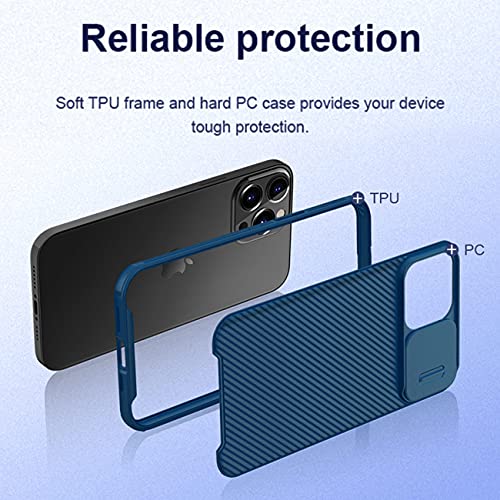 IEMY Funda para iPhone 13 Pro MAX, [Protección de la cámara] Estuche Protector Ultra Delgado TPU Premium Elegante para iPhone 13 Pro MAX - Negro