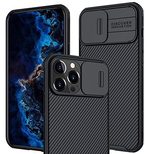 IEMY Funda para iPhone 13 Pro MAX, [Protección de la cámara] Estuche Protector Ultra Delgado TPU Premium Elegante para iPhone 13 Pro MAX - Negro