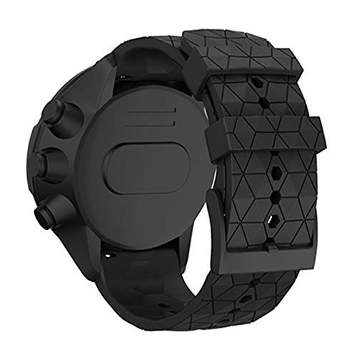 Ixkbiced Correa de Reloj Correa para Suunto-7/9 Reloj Inteligente Correa de Silicona Muñeca Deportiva HR/Baro