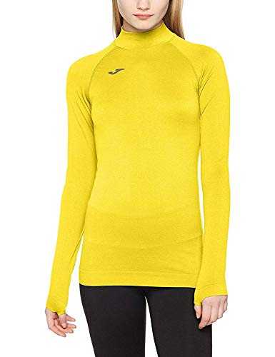 Joma Classic Camiseta térmica de Manga Larga, Hombre, Amarillo, 8-10 años