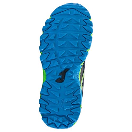 Joma Serie sima jr, Zapatillas Deportivas, Marino-Verde Fluor, 35 EU