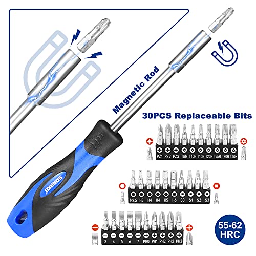 Juego Destornilladores Magnéticos Profesionales 51 en 1 con Estuche Portátil, Conjunto Puntas Destornillador de Precisión, Kit de Herramienta para Bricolaje y para su Taller