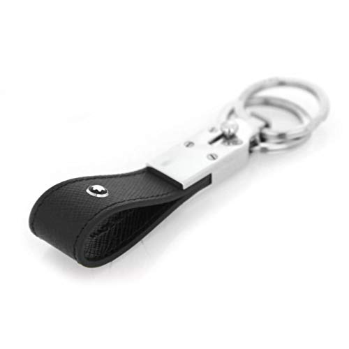 Key Fob With LTR Sartorial Loop Black