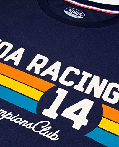 Kimoa Racing 14 Camiseta, Unisex, Azul Oscuro, L