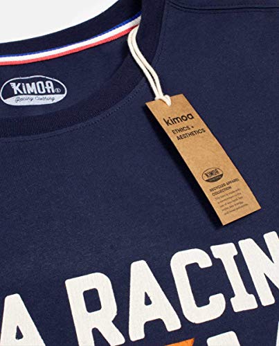 Kimoa Racing 14 Camiseta, Unisex, Azul Oscuro, L