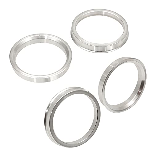 Kit de 4pcs Anillo centrador de Llanta 66,6 al 57,1 mm para Llanta para Audi Mercedes VW Seat Skoda