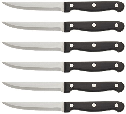 Lacor - 39061 - Set 6 cuchillos chuleteros Lisos Classic