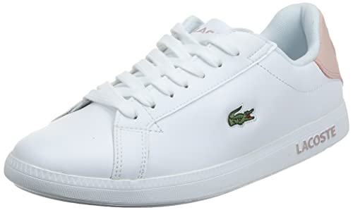 Lacoste Graduate BL 21 1 SFA, Zapatillas Mujer, Wht/Lt Pnk, 38 EU