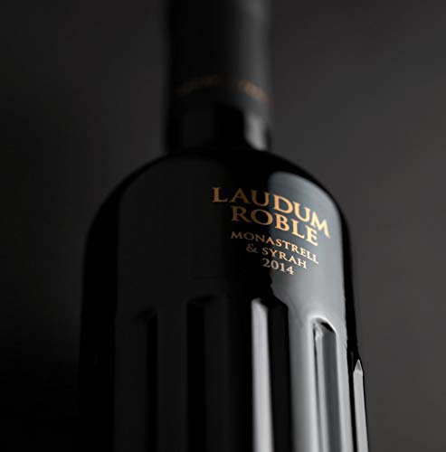 LAUDUM ROBLE - CAJA 6 BOTELLAS - VINO TINTO ALICANTE DOP - 70% MONASTRELL 30% SYRAH - 4 MESES CRIANZA - VINO ECOLÓGICO