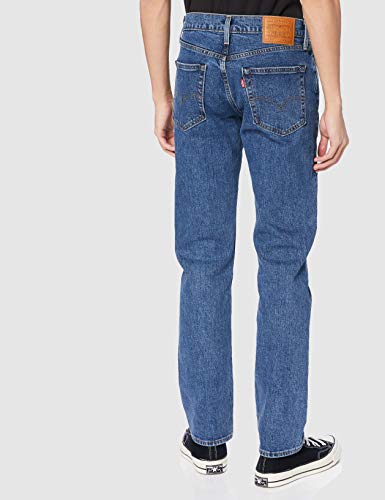 Levi's 514 Straight Jeans Vaqueros, Stonewash Stretch T2, 33W / 34L para Hombre