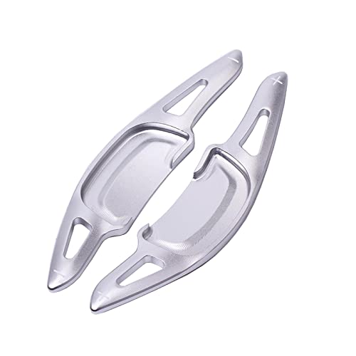 LIUJTAO Volante de Coche DSG Shift Paddle Extender Pegatinas de Cambio, para Mazda 3 2019 CX30 MX30 2020 2021 CX-30 MX-30 e-SKYACTIV-G Turbo Silver