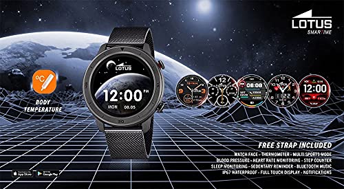 LOTUS Reloj Analógico para Unisex Adulto de Automático con Correa en Acero Inoxidable 50020/1