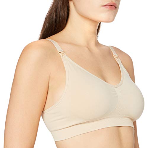 MAMALICIOUS MLILJA Feed ME Bra NF O. A. Sujetador, Mellow Buff, M/L para Mujer