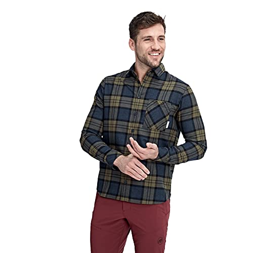 Mammut Camisa Trovat, Hombre, Marine/Iguana, XXL