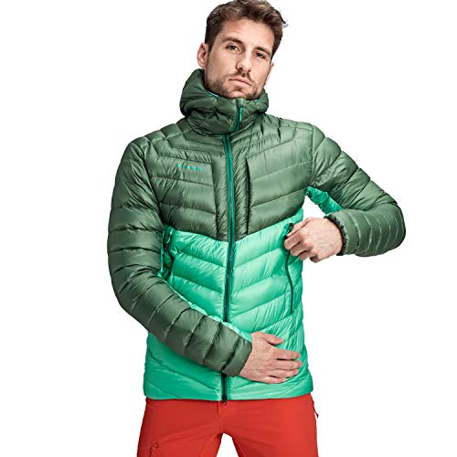 Mammut Chaqueta con Capucha Broad Peak In, Hombre, Deep Emerald/Woods, M