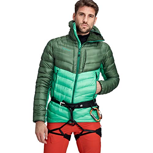 Mammut Chaqueta con Capucha Broad Peak In, Hombre, Deep Emerald/Woods, M