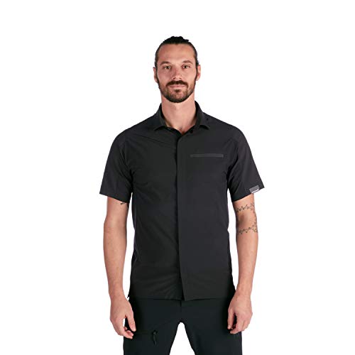 Mammut Crashiano - Camiseta para Hombre, Hombre, Camisa de Manga Corta, 1015-00310, Negro, Small