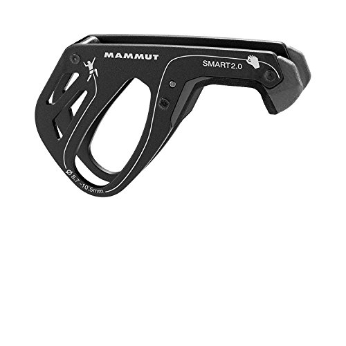 Mammut Smart 2.0 Asegurador de Escalada, Unisex Adulto, Negro (Phantom), Talla Única