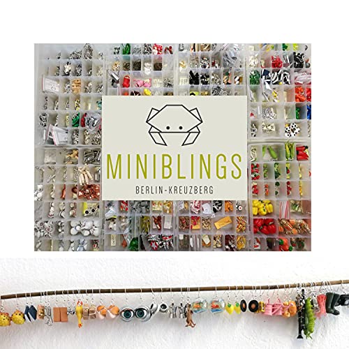 Miniblings conejito conejo pendientes percha blancas conejo de conejito de orejas de color rosa - plata joyería hecha a mano de manera I pendientes pendientes