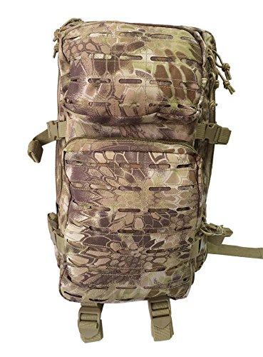 Mochila US Assault Pack Largo corte por láser Mandra - Kryptek Nomad