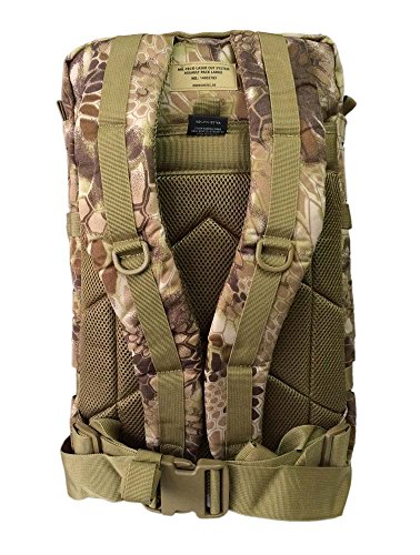 Mochila US Assault Pack Largo corte por láser Mandra - Kryptek Nomad