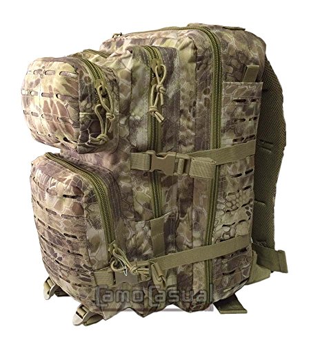 Mochila US Assault Pack Largo corte por láser Mandra - Kryptek Nomad