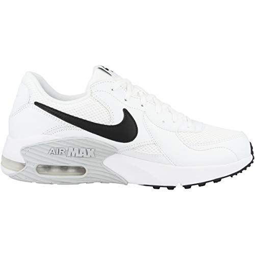 Nike Air MAX Excee, Zapatillas Hombre, Blanco (Platino Puro Blanco/Negro), 42 EU