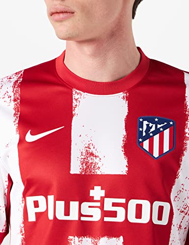 Nike - Atlético de Madrid Temporada 2021/22 Camiseta Primera Equipación Equipación de Juego, L, Hombre