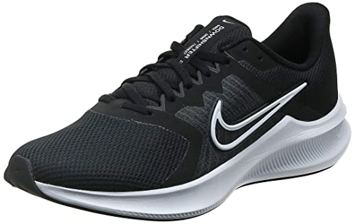 Nike Downshifter 11, Zapatillas para Correr Hombre, Black/White-Dk Smoke Grey, 43 EU