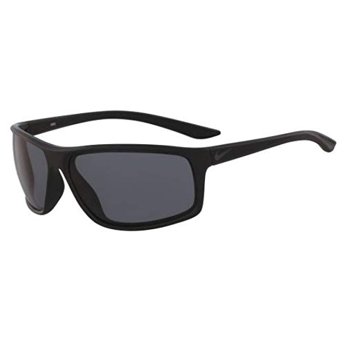 NIKE EV1112-001 Injected Sunglasses Matte Black/Anthracite/Dk Grey, Estándar, 66 Unisex Adulto