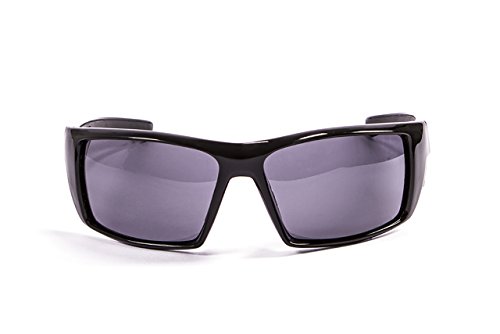 Ocean Sunglasses Aruba - Gafas de Sol polarizadas - Montura : Negro Brillante - Lentes : Ahumadas (3200.1)