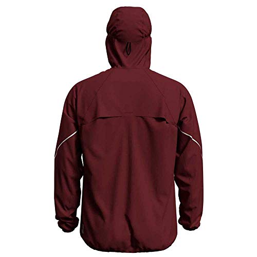 Odlo Chaqueta para hombre Zeroweight Chaqueta de lluvia cálida, Hombre, Chaqueta, 312452, Syrah, S