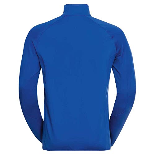 Odlo Midlayer 1/2 Zip Berra Light Sudadera, Azul náutico, M para Hombre