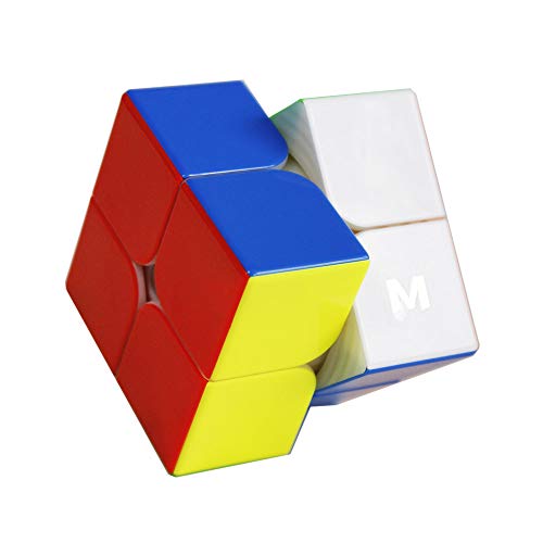 OJIN Yongjun YJ MGC2 Elite M 2x2 Puzzle Cube YJ MGC2 2 Capas 2x2x2 Cube Puzzle Yongjun MGC M Elite con un trípode de Cubo y una Bolsa de Cubo (Sin Etiqueta)