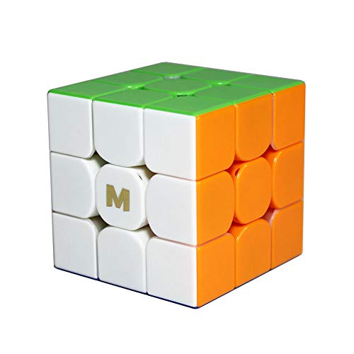 OJIN Yongjun YJ MGC3 Elite M 3x3 Cube YJ MGC3 3 Capas 3x3x3 Cube Smooth Puzzle Yongjun MGC M con un trípode de Cubo y una Bolsa de Cubo (Sin Etiqueta)